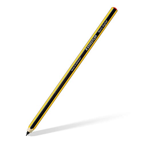 Staedtler Noris digital classic 180 22,EMR Stylus,Eingabestift für digitales Schreiben und Zeichnen auf EMR Touchscreens (Klassische Sechskant-Form,4.096 Druckstufen, feine 0.7 mm Spitze),gelb/schwarz von Staedtler