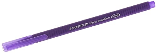 Staedtler triplus 338 Feinschreiber violett 1 Stück - Fineliner (Violett, Violett, Dreieck, Tinte auf Wasserbasis, 0,8 mm, Deutschland) von Staedtler