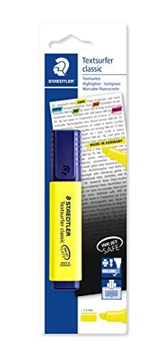 Textsurfer Classic 364 Textmarker mit Keilspitze, 1-5 mm, Gelb von Staedtler