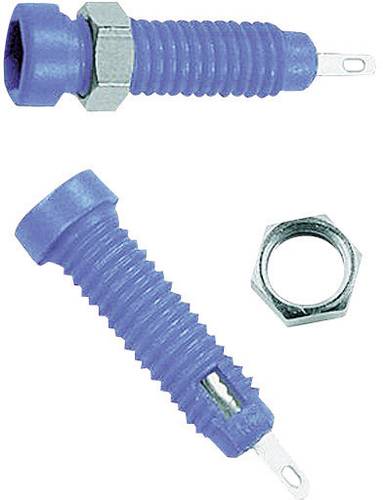 Stäubli LB2-IF Laborbuchse Buchse, Einbau vertikal Stift-Ø: 2mm Blau von Stäubli