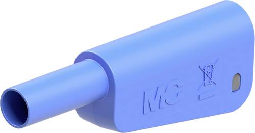Stäubli SLQ-4N-46 Sicherheits-Lamellenstecker Stecker Stift-Ø: 4mm Blau von Stäubli