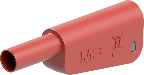 Stäubli SLQ-4N-46 Sicherheits-Lamellenstecker Stecker Stift-Ø: 4mm Rot von Stäubli
