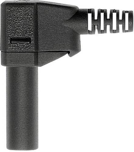 Stäubli SLS425-SW Sicherheits-Lamellenstecker Stecker, gewinkelt Stift-Ø: 4mm Schwarz 1St. von Stäubli