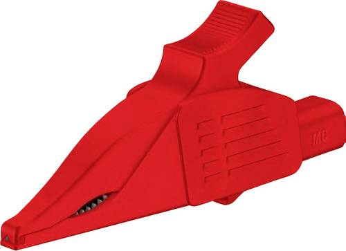 Stäubli XDK-1033 RT Sicherheits-Abgreifklemme Steckanschluss 4mm CAT II 1000V Rot Stäubli XDK-1033 RT Sicherheits-Abgreifklemme Steckanschluss 4mm CAT II 1000V Rot von Stäubli