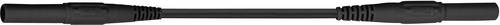 Stäubli XMF-419 Sicherheits-Messleitung [Lamellenstecker 4mm - Lamellenstecker 4 mm] 1.00m Schwarz von Stäubli