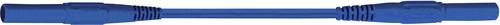 Stäubli XMS-419 Sicherheits-Messleitung [Lamellenstecker 4mm - Lamellenstecker 4 mm] 1.00m Blau 1St. von Stäubli