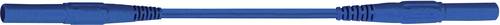 Stäubli XMS-419 Sicherheits-Messleitung [Lamellenstecker 4mm - Lamellenstecker 4 mm] 1.00m Blau 1St. von Stäubli