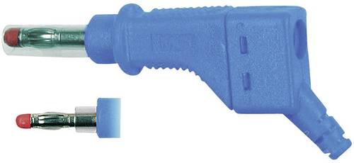 Stäubli XZGL-425 Lamellenstecker Stecker, gerade Stift-Ø: 4mm Blau 1St. von Stäubli