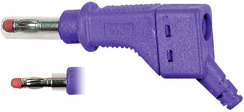 Stäubli XZGL-425 Lamellenstecker Stecker, gerade Stift-Ø: 4mm Violett 1St. von Stäubli
