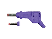 Stäubli XZGL-425 Lamellenstecker Stecker, gerade Stiftdurchmesser: 4 mm Violett 1 St von Stäubli