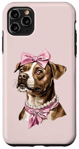 Coquette Bow Staffordshire Bull Terrier Hund Mama Pink Girl Hülle für iPhone 11 Pro Max Coquette Bow Staffordshire Bull Terrier Hund Mama Pink Girl Hülle für iPhone 11 Pro Max von Staffordshire Bull Terrier Coquette Women Clothing