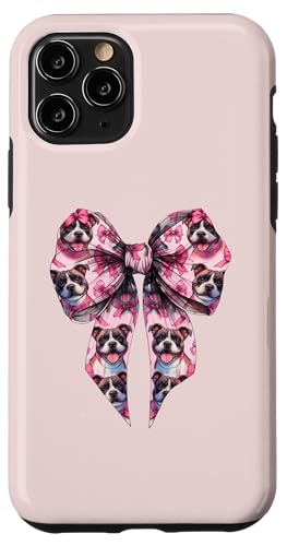Coquette Bow Staffordshire Bull Terrier Hund Mama Pink Girl Hülle für iPhone 11 Pro von Staffordshire Bull Terrier Coquette Women Clothing