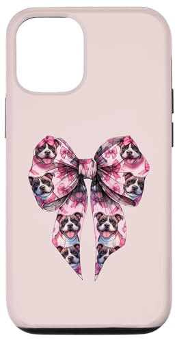 Coquette Bow Staffordshire Bull Terrier Hund Mama Pink Girl Hülle für iPhone 12/12 Pro von Staffordshire Bull Terrier Coquette Women Clothing