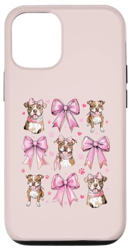 Coquette Bow Staffordshire Bull Terrier Hund Mama Pink Girl Hülle für iPhone 12/12 Pro Coquette Bow Staffordshire Bull Terrier Hund Mama Pink Girl Hülle für iPhone 12/12 Pro von Staffordshire Bull Terrier Coquette Women Clothing