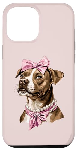 Coquette Bow Staffordshire Bull Terrier Hund Mama Pink Girl Hülle für iPhone 12 Pro Max von Staffordshire Bull Terrier Coquette Women Clothing