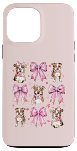 Coquette Bow Staffordshire Bull Terrier Hund Mama Pink Girl Hülle für iPhone 13 Pro Max Coquette Bow Staffordshire Bull Terrier Hund Mama Pink Girl Hülle für iPhone 13 Pro Max von Staffordshire Bull Terrier Coquette Women Clothing