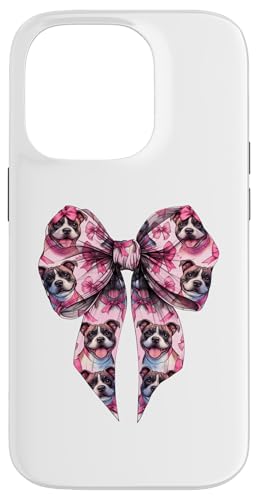 Coquette Bow Staffordshire Bull Terrier Hund Mama Pink Girl Hülle für iPhone 14 Pro Coquette Bow Staffordshire Bull Terrier Hund Mama Pink Girl Hülle für iPhone 14 Pro von Staffordshire Bull Terrier Coquette Women Clothing
