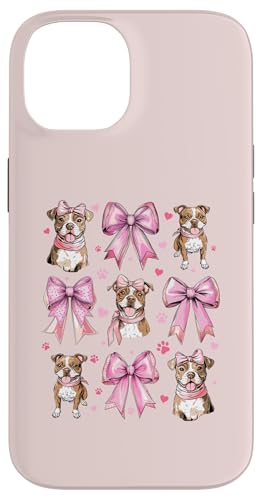 Coquette Bow Staffordshire Bull Terrier Hund Mama Pink Girl Hülle für iPhone 14 Coquette Bow Staffordshire Bull Terrier Hund Mama Pink Girl Hülle für iPhone 14 von Staffordshire Bull Terrier Coquette Women Clothing