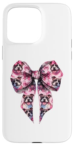 Coquette Bow Staffordshire Bull Terrier Hund Mama Pink Girl Hülle für iPhone 15 Pro Max Coquette Bow Staffordshire Bull Terrier Hund Mama Pink Girl Hülle für iPhone 15 Pro Max von Staffordshire Bull Terrier Coquette Women Clothing