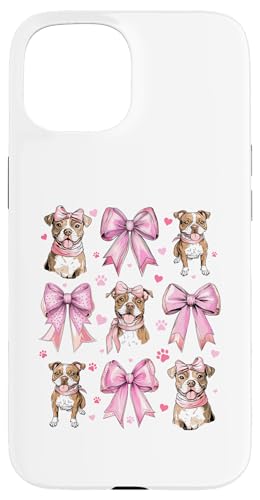 Coquette Bow Staffordshire Bull Terrier Hund Mama Pink Girl Hülle für iPhone 15 Coquette Bow Staffordshire Bull Terrier Hund Mama Pink Girl Hülle für iPhone 15 von Staffordshire Bull Terrier Coquette Women Clothing