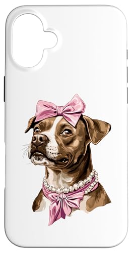 Coquette Bow Staffordshire Bull Terrier Hund Mama Pink Girl Hülle für iPhone 16 Plus Coquette Bow Staffordshire Bull Terrier Hund Mama Pink Girl Hülle für iPhone 16 Plus von Staffordshire Bull Terrier Coquette Women Clothing