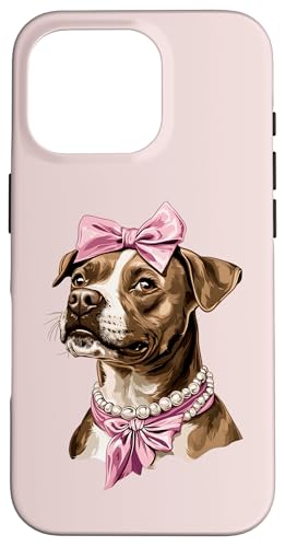 Coquette Bow Staffordshire Bull Terrier Hund Mama Pink Girl Hülle für iPhone 16 Pro Coquette Bow Staffordshire Bull Terrier Hund Mama Pink Girl Hülle für iPhone 16 Pro von Staffordshire Bull Terrier Coquette Women Clothing