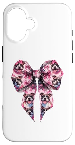 Coquette Bow Staffordshire Bull Terrier Hund Mama Pink Girl Hülle für iPhone 16 Coquette Bow Staffordshire Bull Terrier Hund Mama Pink Girl Hülle für iPhone 16 von Staffordshire Bull Terrier Coquette Women Clothing