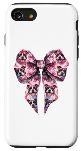 Coquette Bow Staffordshire Bull Terrier Hund Mama Pink Girl Hülle für iPhone SE (2020) / 7 / 8 von Staffordshire Bull Terrier Coquette Women Clothing