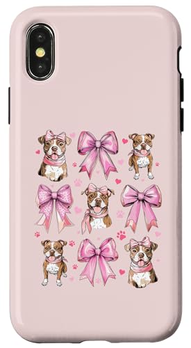 Coquette Bow Staffordshire Bull Terrier Hund Mama Pink Girl Hülle für iPhone X/XS Coquette Bow Staffordshire Bull Terrier Hund Mama Pink Girl Hülle für iPhone X/XS von Staffordshire Bull Terrier Coquette Women Clothing