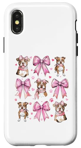 Coquette Bow Staffordshire Bull Terrier Hund Mama Pink Girl Hülle für iPhone X/XS Coquette Bow Staffordshire Bull Terrier Hund Mama Pink Girl Hülle für iPhone X/XS von Staffordshire Bull Terrier Coquette Women Clothing