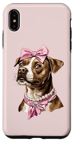 Coquette Bow Staffordshire Bull Terrier Hund Mama Pink Girl Hülle für iPhone XS Max von Staffordshire Bull Terrier Coquette Women Clothing