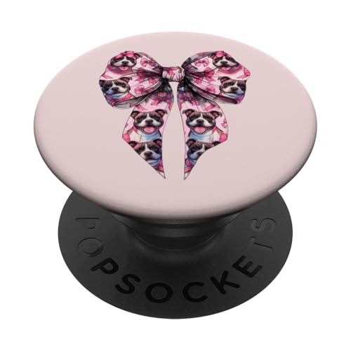 Coquette Bow Staffordshire Bull Terrier Hund Mama Pink Girl PopSockets Klebender PopGrip Coquette Bow Staffordshire Bull Terrier Hund Mama Pink Girl PopSockets Klebender PopGrip von Staffordshire Bull Terrier Coquette Women Clothing
