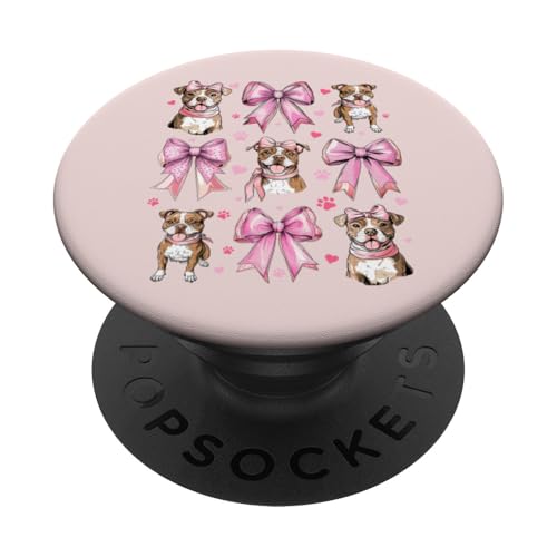 Coquette Bow Staffordshire Bull Terrier Hund Mama Pink Girl PopSockets Klebender PopGrip Coquette Bow Staffordshire Bull Terrier Hund Mama Pink Girl PopSockets Klebender PopGrip von Staffordshire Bull Terrier Coquette Women Clothing
