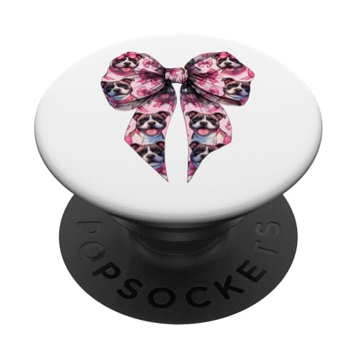 Coquette Bow Staffordshire Bull Terrier Hund Mama Pink Girl PopSockets Klebender PopGrip Coquette Bow Staffordshire Bull Terrier Hund Mama Pink Girl PopSockets Klebender PopGrip von Staffordshire Bull Terrier Coquette Women Clothing