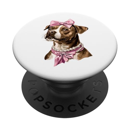 Coquette Bow Staffordshire Bull Terrier Hund Mama Pink Girl PopSockets Klebender PopGrip Coquette Bow Staffordshire Bull Terrier Hund Mama Pink Girl PopSockets Klebender PopGrip von Staffordshire Bull Terrier Coquette Women Clothing