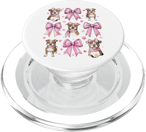Coquette Bow Staffordshire Bull Terrier Hund Mama Pink Girl PopSockets PopGrip für MagSafe Coquette Bow Staffordshire Bull Terrier Hund Mama Pink Girl PopSockets PopGrip für MagSafe von Staffordshire Bull Terrier Coquette Women Clothing