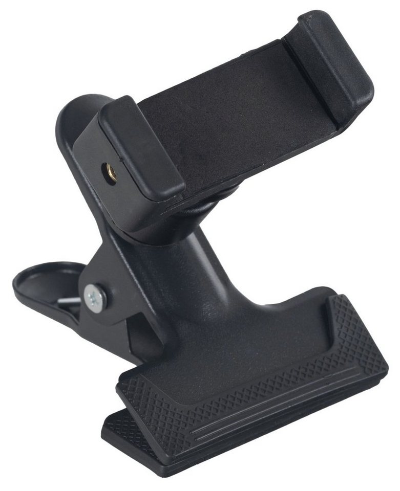 Stagecaptain Universeller Handy Halter mit starker Klemme Smartphone-Halterung, (HC-2, 1-tlg., Schraubverbindung: 1/4" Stativgewinde, Halter senkrecht/waagerecht aufschraubbar) von Stagecaptain