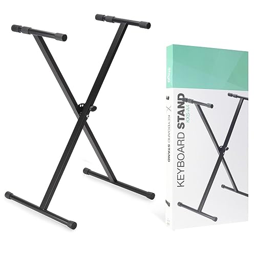 Keyboardständer X-Style höhenverstellbar, schwarz, max. Tragkraft 30kg von Stagg