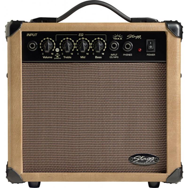 Stagg 10 AA Combo für Akustikgitarre mit Tonabnehmer von Stagg