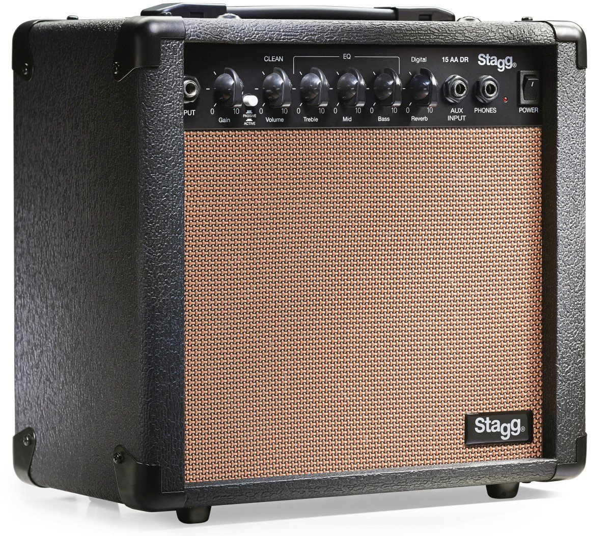 Stagg 15 AA DR EU 15 W Gitarrenverstärker mit Digitalhall Endverstärker Stagg 15 AA DR EU 15 W Gitarrenverstärker mit Digitalhall Endverstärker von Stagg