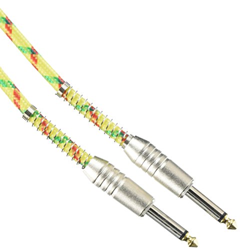 Stagg 20 ft. S-Serie, phone-plug/phone-plug, Vintage Tweed Instrumentenkabel von Stagg