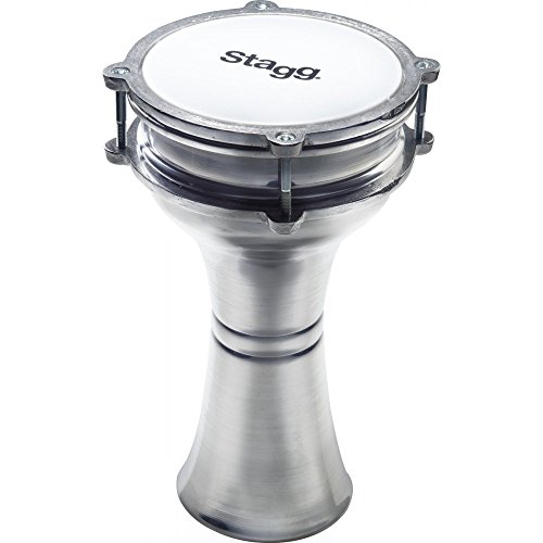 Stagg 25008332 ALM.PL15 Plain Aluminium Darbuka (15 cm) von Stagg