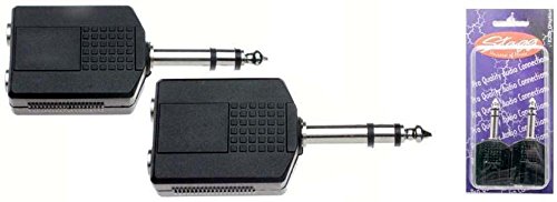Stagg AC-PMS2PFH Stereo Stecker mit Dual Buchse (2-er Pack) von Stagg