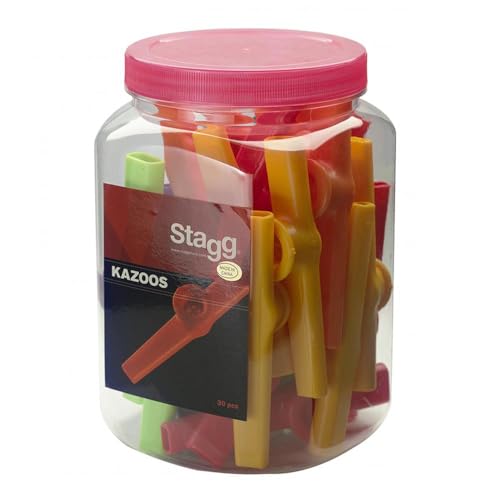 Stagg Bunte Kazoos (30 Stück) von Stagg