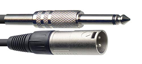 Stagg CABLE MICRO XLR MALE VERS JACK 6.35 MALE MONO - 10m von Stagg