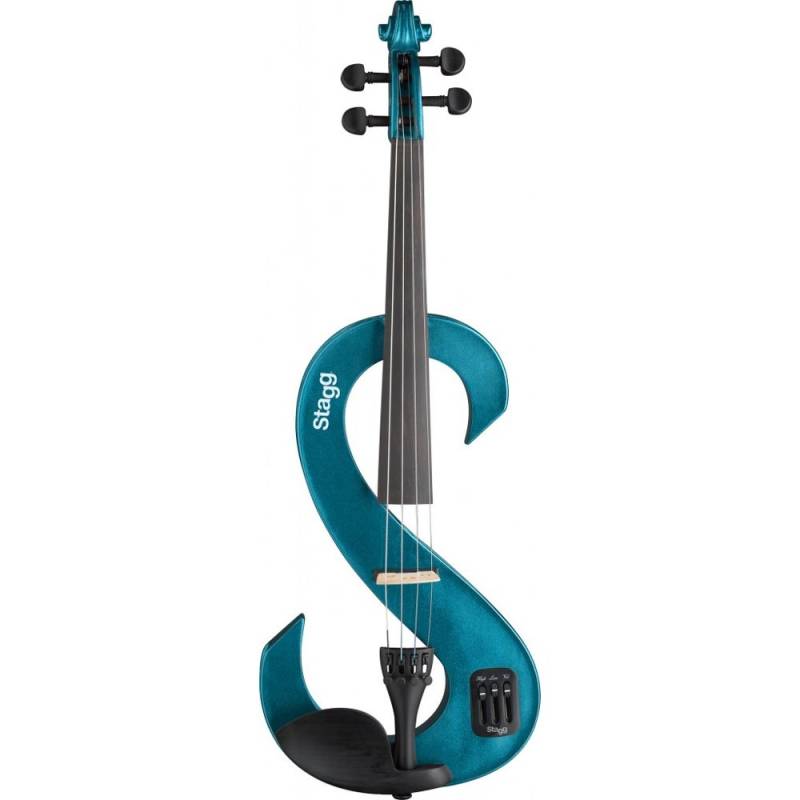 Stagg EVN 4/4 MBL E-Geige metallicblau mit Softcase von Stagg
