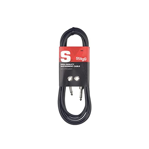 Stagg Instrumentenkabel / Gitarrenkabel / Klinkekabel - 10 Meter - 2x Klinke 6,3mm von Stagg