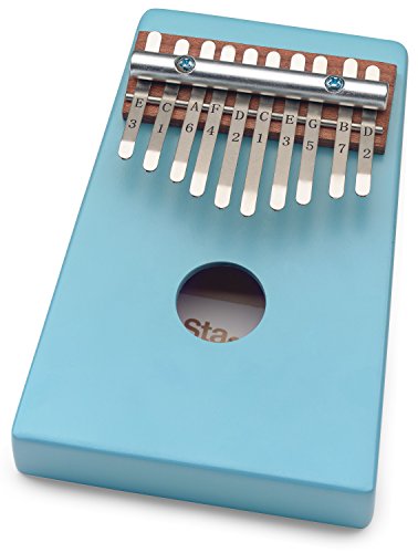 Stagg Kalimba mit 10 Schlüsseln für Kinder, Blau von Stagg