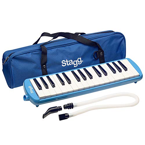 Stagg MELOSTA32BL 32-Noten Melodica mit Tasche blau von Stagg