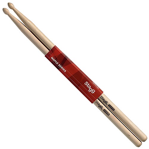 Stagg Maple 5B Holztip Drumsticks SM5B12 (1 Paar) von Stagg